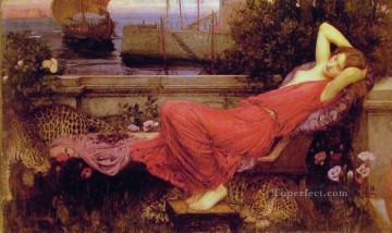 John William Waterhouse Painting - Ariadne Greek female John William Waterhouse